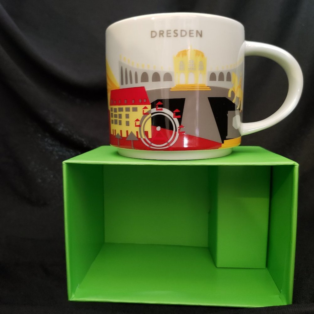 Dresden Germany Starbucks Mug You Are Here YAH 14oz in Original Box (New)